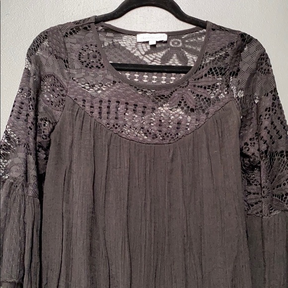 SALE $7 Karen Hart Lace Neckline Black Dress S - Picture 10 of 14